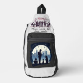 Kat, hond, Jazz Sling Bag (Voorkant)