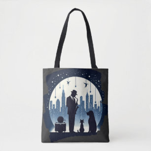 Kat, hond, Jazz Tote Bag