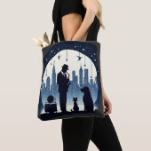 Kat, hond, Jazz Tote Bag (Dichtbij)