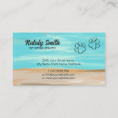 Kat, Hond, Kanarie en Konijn Illustratie Visitekaartje (Achterkant)