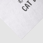 Kat Hond – Mooie Minimalistische Ontwerp van Kat e Tissuepapier (Detail)