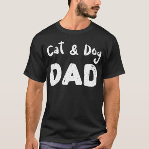 Kat Hond Papa Honden grappig T-shirt
