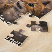 Kat/hond puzzel/grappenmakerij/kat en hond legpuzzel (Zijkant)