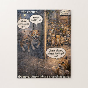 Kat/hond puzzel/grappenmakerij/kat en hond legpuzzel