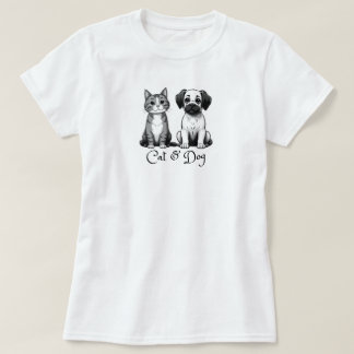 Kat & Hond Vrouw T-shirts