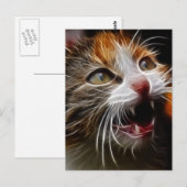 Kat Hongarije Briefkaart (Voorkant / Achterkant)