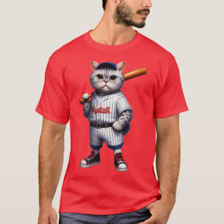 Kat Honkbal T-shirt