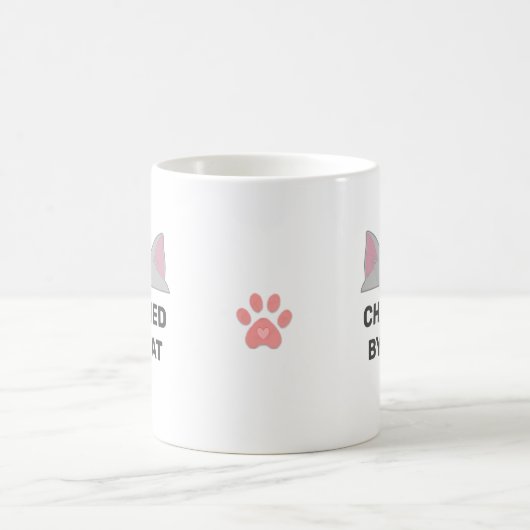 Kat hoofd en persoonlijke grappige kat koffiemok (Center)