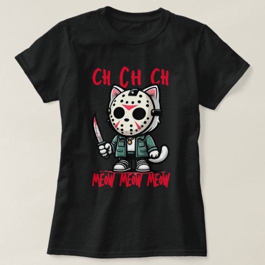  kat horror film Halloween T-shirt (Design voorkant)