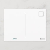 Kat Hug Meowy Kerstmis en Purrfect nieuwjaar Briefkaart (Achterkant)