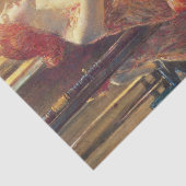 Kat Hughes (Prachtige Amerikaanse Rood-Geharregeer Tissuepapier (Detail)