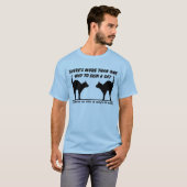 Kat Huidig Funny T-Shirt Humor (Voorkant volledig)