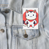 Kat, huisdier, dier button (Insitu)
