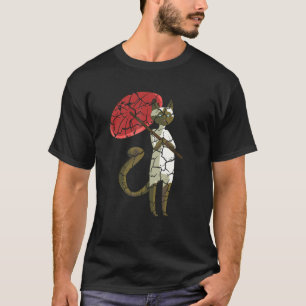 Kat Huisdier Eigenaar Kitten Kitty Siamees Gestres T-shirt
