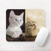 Kat Huisdier Foto gepersonaliseerd Muismat (Met muis)