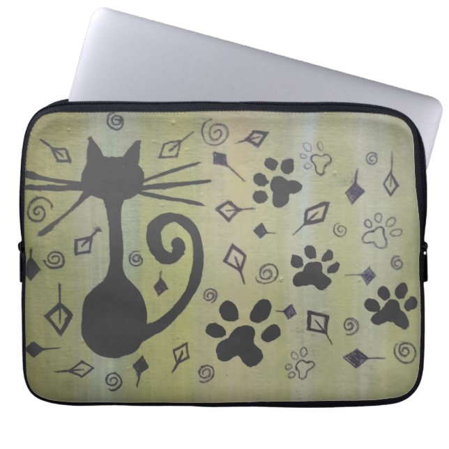 KAT HUISDIER LIEFDESCADEAU LAPTOP SLEEVE (Voorkant)