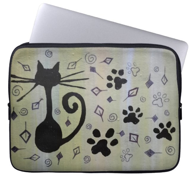 KAT HUISDIER LIEFDESCADEAU LAPTOP SLEEVE (Voorkant)