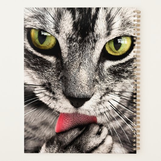 Kat Huisdier Portret Planner (Achterkant)