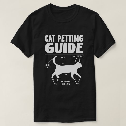 Kat Huisdieren Gids Katten Liefhebber T-shirt (Design voorkant)