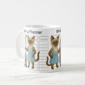 Kat Huisvrouw weekplanner Koffiemok (Voorkant links)
