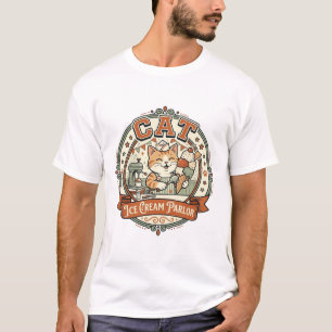 Kat Ijs Salon Kat Ijs Salon Kat Vint T-shirt