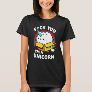 Kat Ik Ben Een Eenhoorn freak Jou Fluff Fluff T-shirt