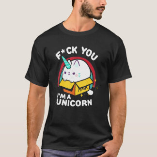 Kat Ik Ben Een Eenhoorn Freak Jou Pluis Pluis T-shirt