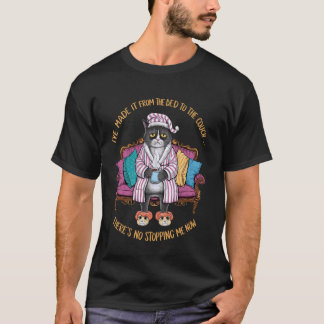 Kat Ik Ben Van Het Bed Naar De Bank Gemaakt Er Is T-shirt