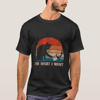 Kat Ik Doe W Ik Wil Kat Kat Kat Humor Kat T-shirt