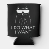 Kat ik doe wat ik wil blikjeskoeler (Voorkant)