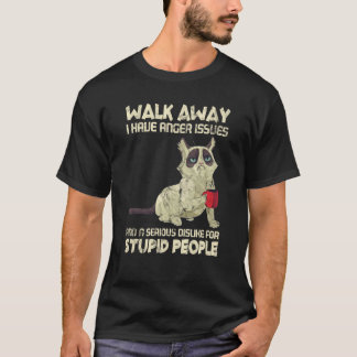Kat Ik Heb Woedeproblemen Afkeer Van Stomme Mensen T-shirt