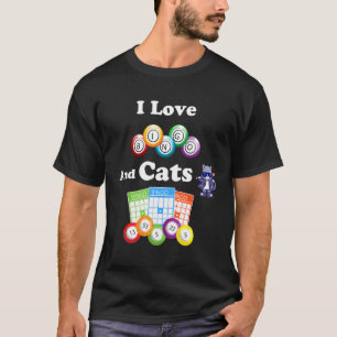 Kat Ik hou van Bingo en Katten T-shirt