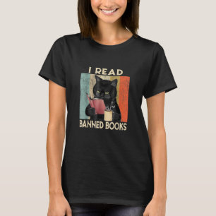 Kat ik las boek 2 van de boekenboekjes van de Bank T-shirt