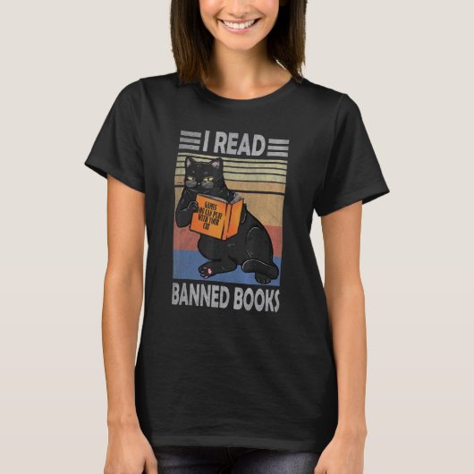 Kat ik las boekenboekwormen met boekenbelasting t-shirt (Voorkant)