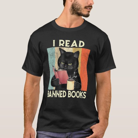 Kat ik las boekenweek boeken lezen t-shirt (Voorkant)