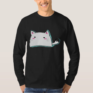 Kat Illustratie Cute Cat Schattig T-shirt