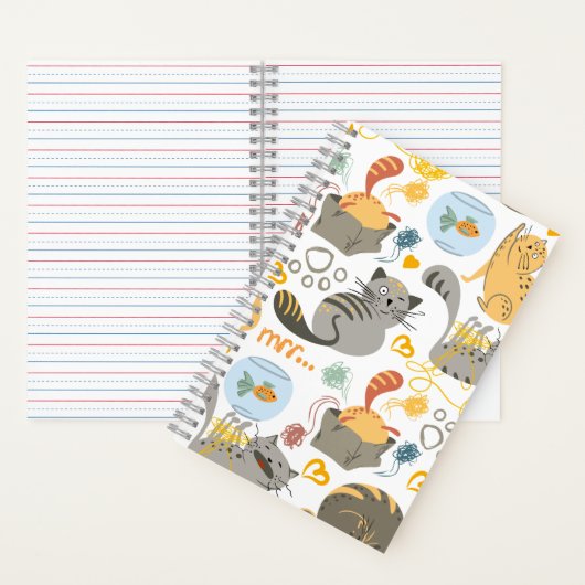 Kat illustratie notitieboek (Binnen)