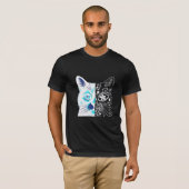 kat illustratie t-shirt (Voorkant volledig)