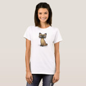 Kat illustratie T-shirt (Voorkant volledig)