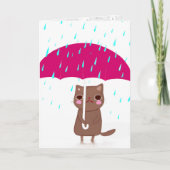 Kat Imet paraplu Kaart (Voorkant)