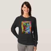 KAT IMPRESSIONIST Kitten Kitty Ik Ben Een Kat  Mam T-shirt (Voorkant volledig)