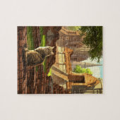 Kat in Ayutthaya Thailand Reizen Legpuzzel (Horizontaal)