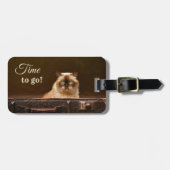 Kat in  Bagagelabel (Voorkant horizontaal)