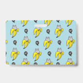 Kat in banaan badge (Achterkant)