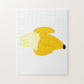 Kat in banaan - Kies achtergrondkleur Legpuzzel (Verticaal)