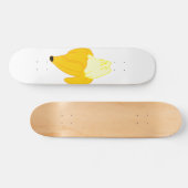 Kat in banaan - Kies achtergrondkleur Persoonlijk Skateboard (Horizontaal)