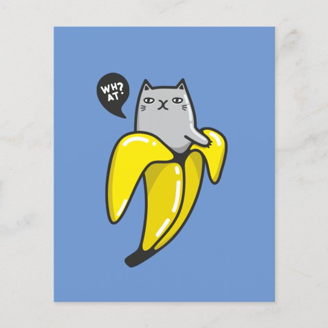 Kat in bananen (Voorkant)