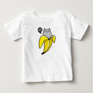 Kat in bananen
