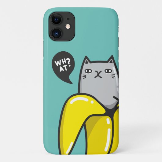 Kat in bananen Case-Mate iPhone case (Achterkant)