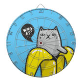 Kat in bananen dartbord (Voorkant)